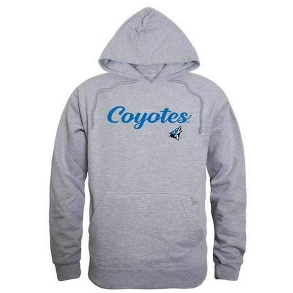 W Republic 558-207-HGY-02 California State University, San Bernardino Mens Script Hoodie - Heather Gray, Medium