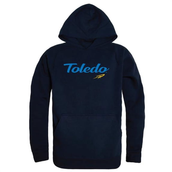 W Republic 558-396-NVY-04 Men Toledo Rockets Script Hoodie, Navy - Extra Large