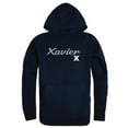 thumbnail image 1 of W Republic 558-417-NVY-04 Men Xavier Musketeers Script Hoodie, Navy - Extra Large, 1 of 1