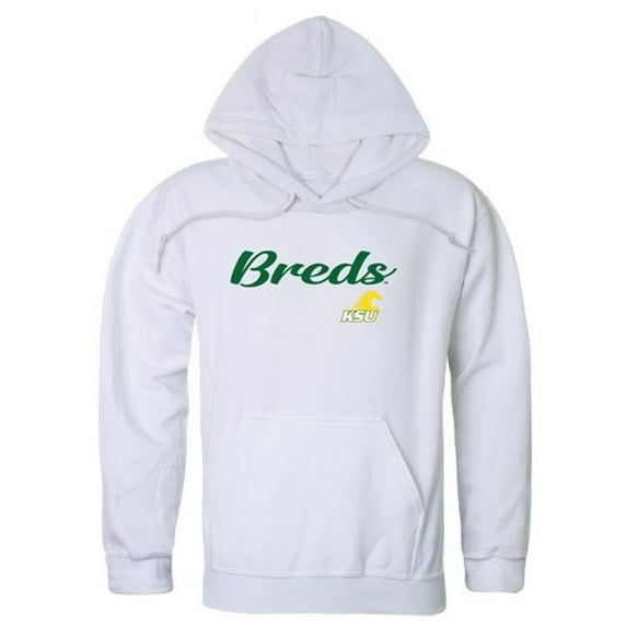 W Republic 558-432-WHT-01 Men Kentucky State University Thorobreds Script Hoodie, White - Small