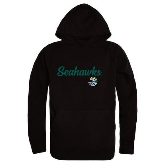 W Republic 558-474-BLK-01 Salve Regina University Seahawks Script Hoodie, Black - Small