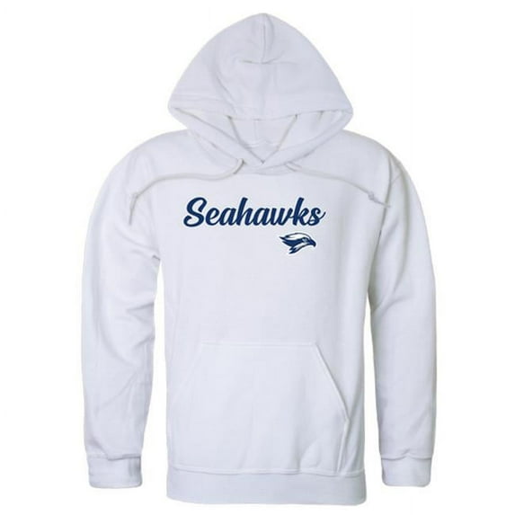 W Republic 558-504-WHT-01 Broward College Seahawks Script Hoodie, White - Small