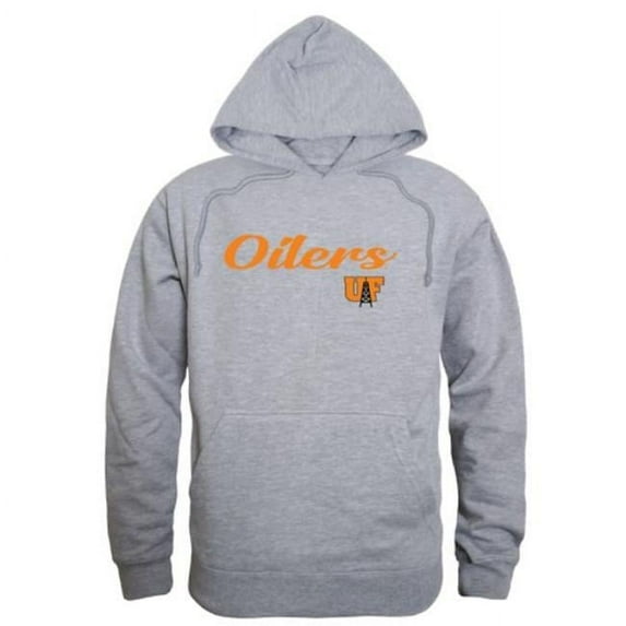 W Republic 558-518-HGY-04 University of Findlay Oilers Script Hoodie, Heather Grey - Extra Large