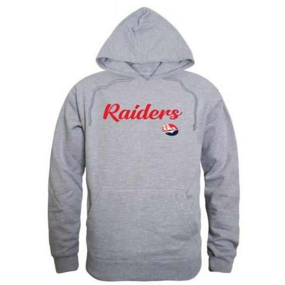 W Republic 558-584-HGY-01 Shippensburg University Raiders Script Hoodie, Heather Grey - Small