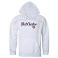 thumbnail image 1 of W Republic 558-603-WHT-02 West Chester University Rams Script Hoodie, White - Medium, 1 of 1