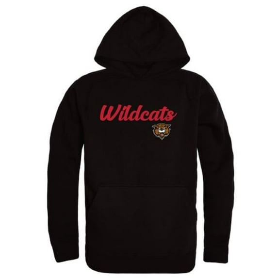 W Republic 558-724-BLK-03 North Dakota State College of Science Wildcats Script Hoodie, Black - Large