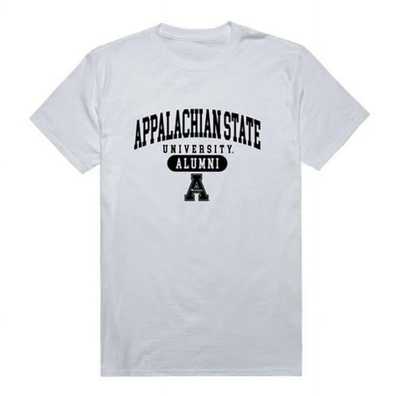 W Republic 559-104-WHT-02 Appalachian State University Men Alumni T-Shirt, White - Medium