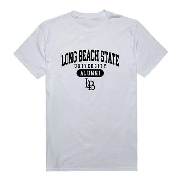 W Republic 559-109-WHT-03 California State University Long Beach Alumni T-Shirt, White - Large