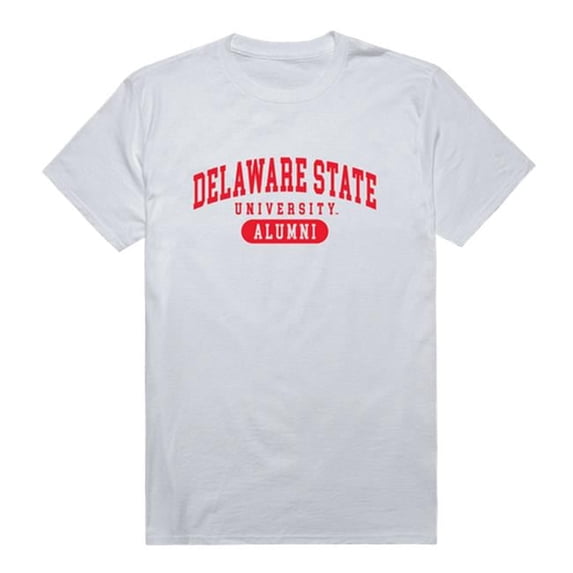 W Republic 559-120-WHT-05 Delaware State University Alumni T-Shirt, White - 2XL