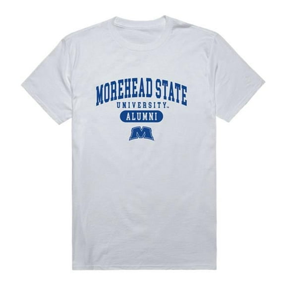 W Republic 559-134-WHT-02 Men Morehead State Eagles Alumni T-Shirt, White - Medium