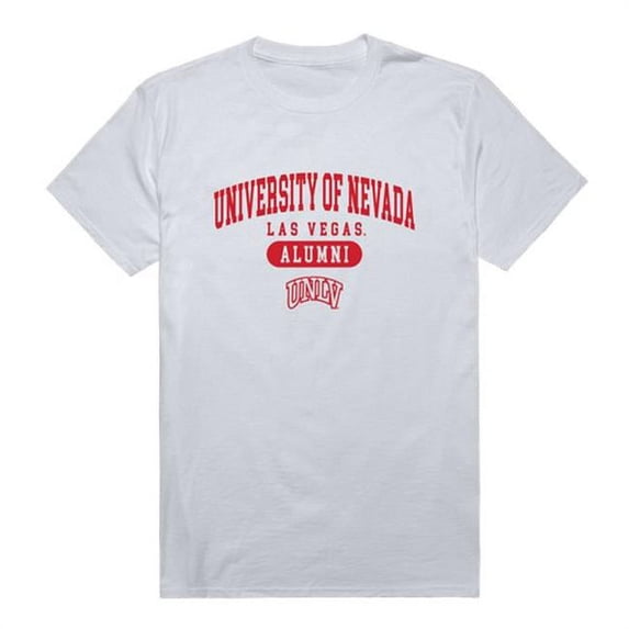W Republic 559-137-WHT-02 Men Unlv Rebels Alumni T-Shirt, White - Medium