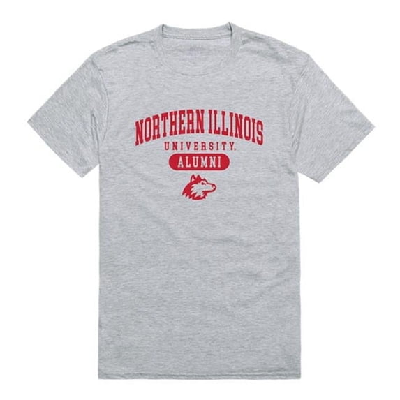 W Republic 559-142-HGY-02 Men Northern Illinois Huskies Alumni T-Shirt, Heather Grey - Medium