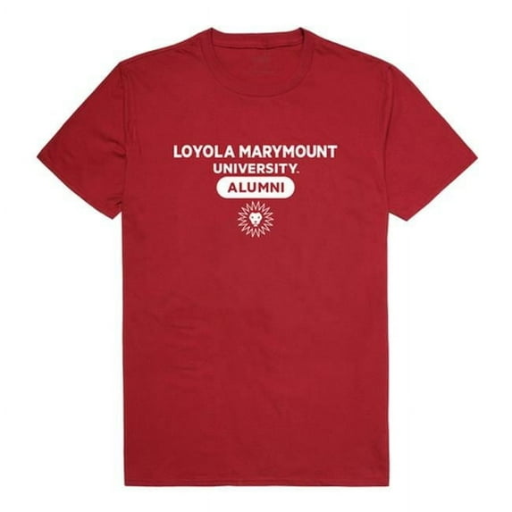 W Republic 559-160-CAR-01 Men Loyola Marymount Lions Alumni T-Shirt, Cardinal Red - Small