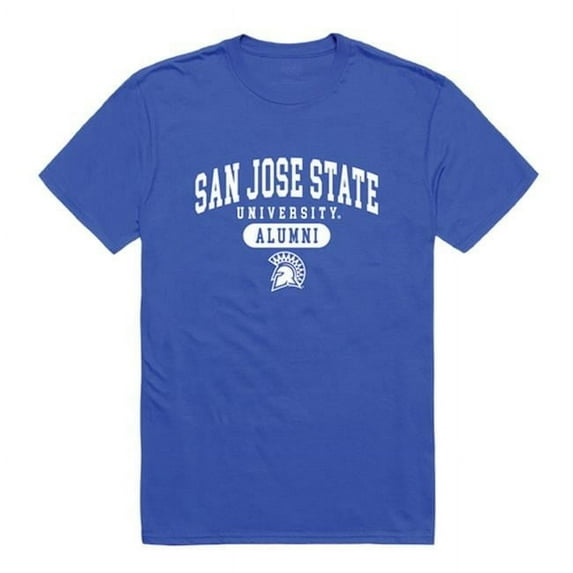 W Republic 559-173-RYL-05 San Jose State University Men Alumni T-Shirt, Royal - 2XL