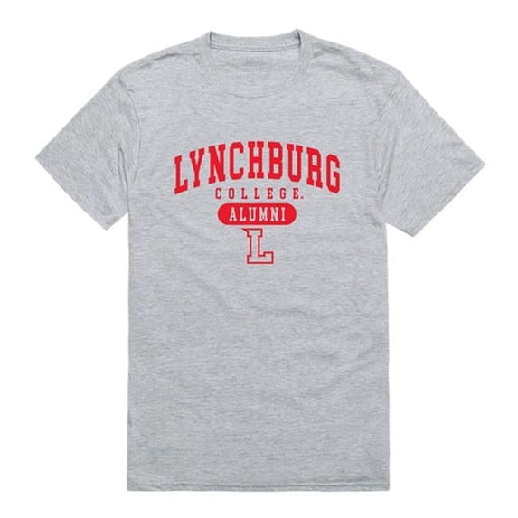 W Republic 559-179-HGY-01 University of Lynchburg Men Alumni T-Shirt, Heather Grey - Small