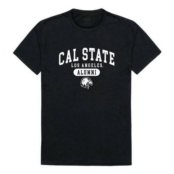 W Republic 559-202-BLK-04 California State University, Los Angeles Men Alumni T-Shirt, Black - Extra Large