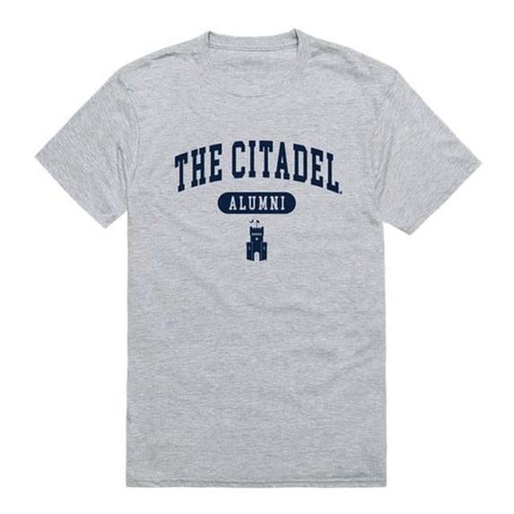 W Republic 559-239-HGY-05 The Citadel Alumni T-Shirt, Heather Grey - 2XL