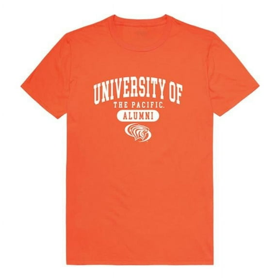 W Republic 559-248-ORN-01 University of the Pacific Alumni T-Shirt, Orange - Small