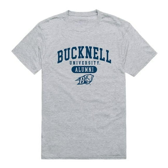 W Republic 559-273-HGY-03 Bucknell University Mens Alumni T-Shirt, Heather Gray - Large