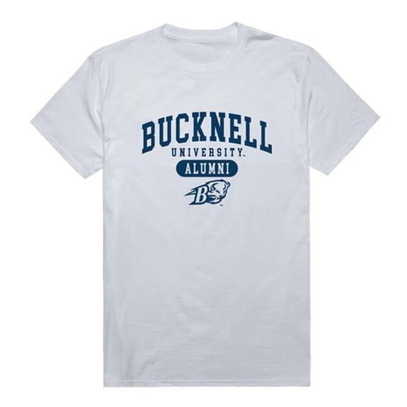 W Republic 559-273-WHT-05 Bucknell University Mens Alumni T-Shirt, White - 2XL