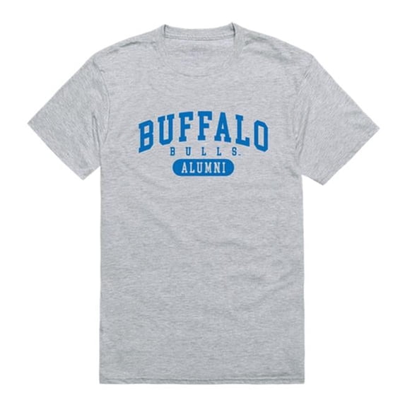 W Republic 559-274-HGY-04 Buffalo State College Mens Alumni T-Shirt, Heather Gray - Extra Large