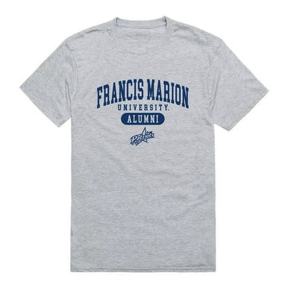 W Republic 559-306-HGY-04 Francis Marion University Men Alumni T-Shirt, Heather Grey - Extra Large