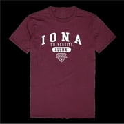 W Republic 559-315-MR2-01 Iona University Gaels Alumni T-Shirt, Maroon - Small
