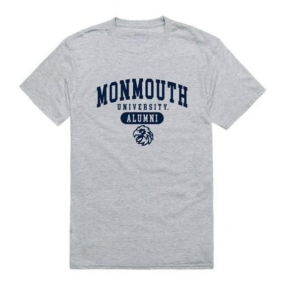 W Republic 559-345-HGY-02 Monmouth University Alumni T-Shirt, Heather Grey - Medium