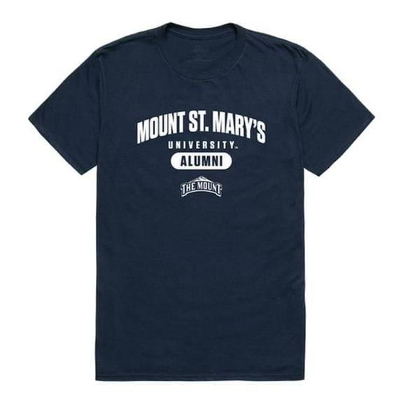 W Republic 559-347-NVY-02 Mount St. Marys University Alumni T-Shirt, Navy - Medium