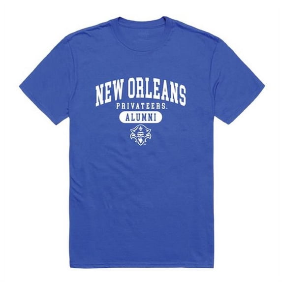 W Republic 559-349-RYL-05 University of New Orleans Alumni T-Shirt, Royal Blue - 2XL