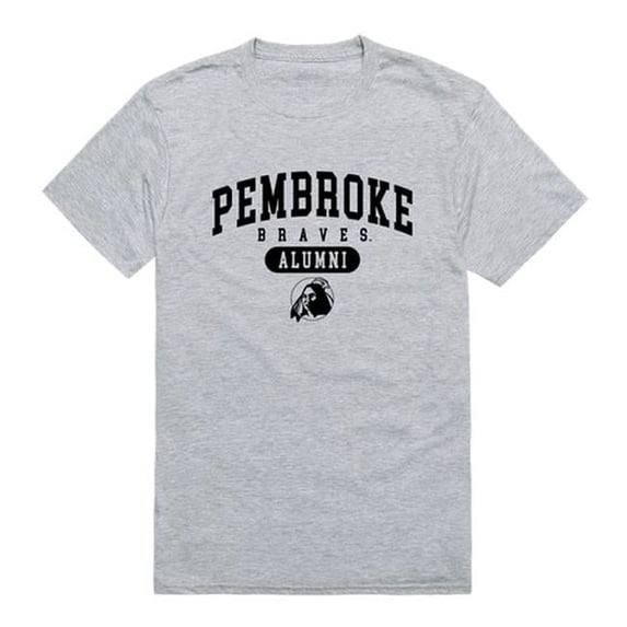 W Republic 559-352-HGY-02 University of North Carolina at Pembroke Alumni T-Shirt, Heather Grey - Medium