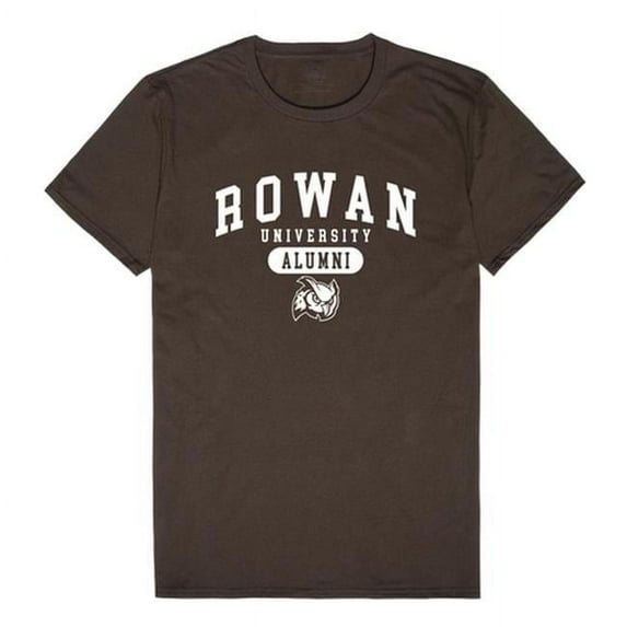 W Republic 559-371-BRN-01 Men Rowan University Alumni T-Shirt, Brown - Small