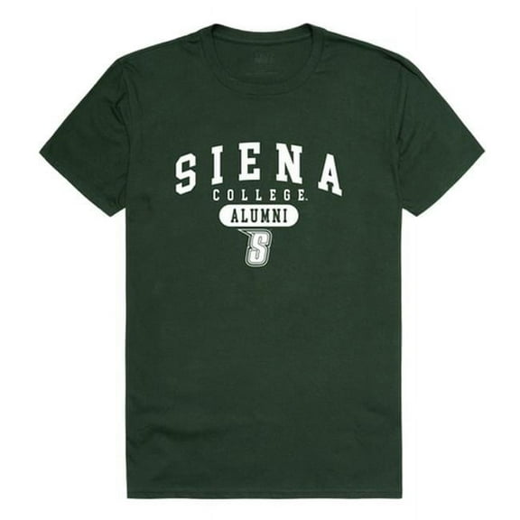 W Republic 559-379-FOR-02 Men Siena College Saints Alumni T-Shirt, Forest Green - Medium
