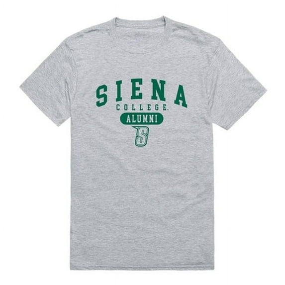 W Republic 559-379-HGY-04 Men Siena College Saints Alumni T-Shirt, Heather Grey - Extra Large