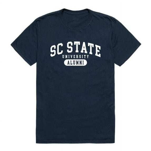 W Republic 559-384-NVY-01 Men South Carolina State University Bulldogs Alumni T-Shirt, Navy - Small