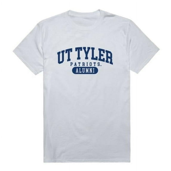 W Republic 559-436-WT2-02 The University of Texas at Tyler Patriots Alumni T-Shirt, White - Medium