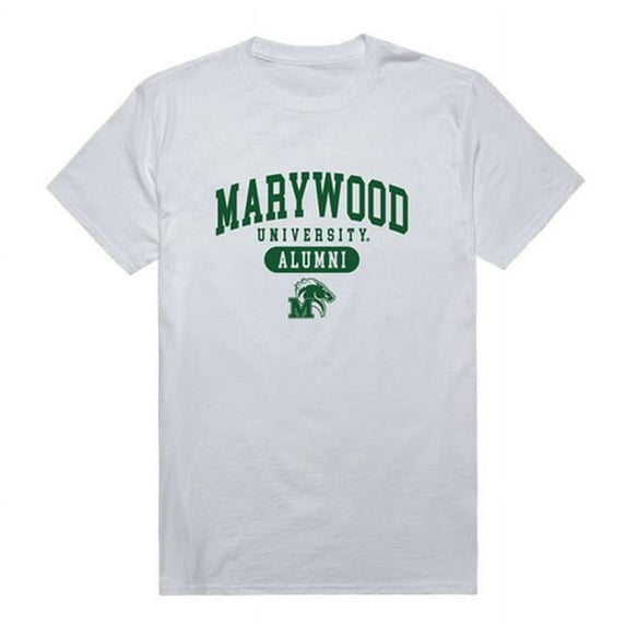 W Republic 559-455-WHT-02 Men Marywood University Alumni T-Shirt, White - Medium