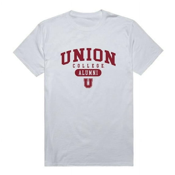 W Republic 559-461-WHT-01 Men Union College Alumni T-Shirt, White - Small