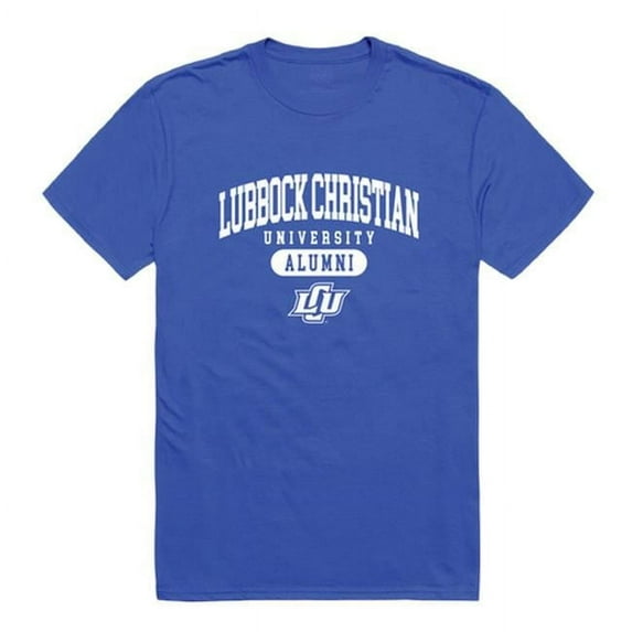 W Republic 559-465-RYL-03 Lubbock Christian University Chaparral Alumni T-Shirt, Royal - Large