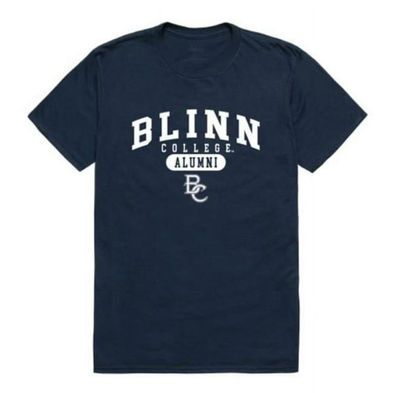 W Republic 559-501-NVY-03 Blinn College Buccaneers Alumni T-Shirt, Navy - Large