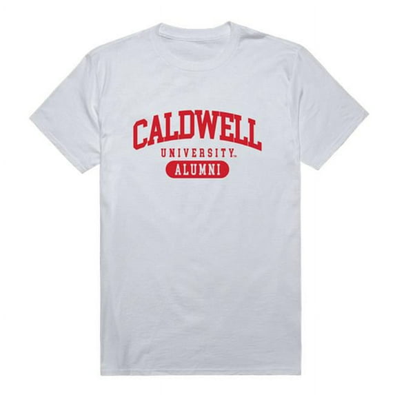 W Republic 559-505-WHT-04 Caldwell University Cougars Alumni T-Shirt, White - Extra Large