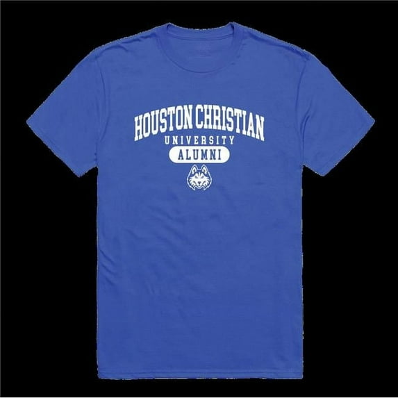 W Republic 559-524-RL2-04 Houston Christian University Huskies Alumni T-Shirt, Royal - Extra Large