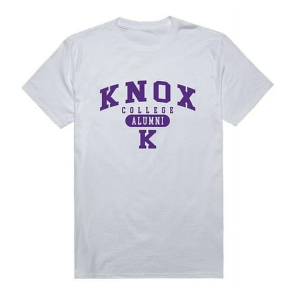 W Republic 559-527-WHT-01 Knox College Prairie Fire Alumni T-Shirt, White - Small