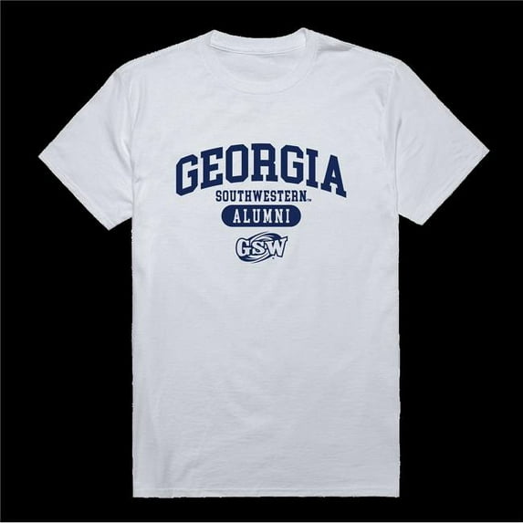 W Republic 559-647-WHT-02 Georgia Southwestern State University Hurricanes Alumni T-Shirt, White - Medium
