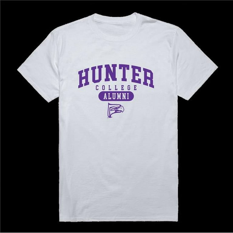 W Republic 559 654 WHT 05 Hunter College Hawks Alumni T Shirt White 2XL