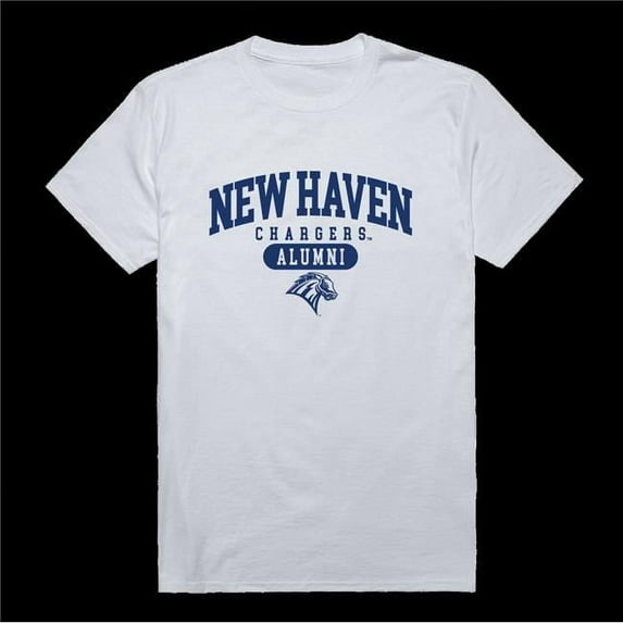W Republic 559-663-WHT-05 University of New Haven Chargers Alumni T-Shirt, White - 2XL