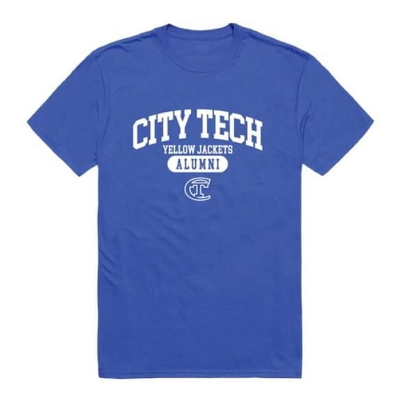 W Republic 559-664-RYL-04 New York City College of Technology Yellow Jackets Alumni T-Shirt, Royal - Extra Large