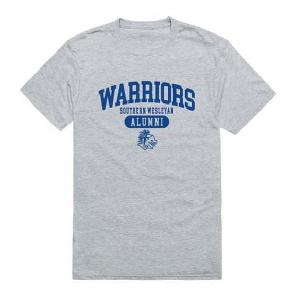 W Republic 559-673-HGY-02 Southern Wesleyan University Warriors Alumni T-Shirt, Heather Grey - Medium