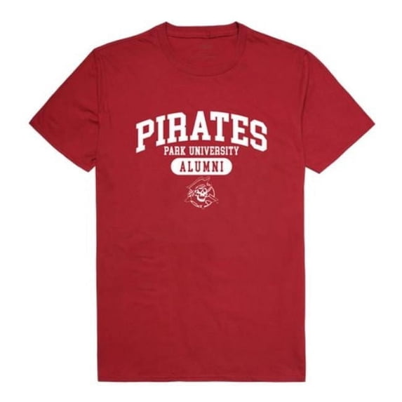 W Republic 559-690-CAR-01 Park University Pirates Alumni T-Shirt, Cardinal - Small