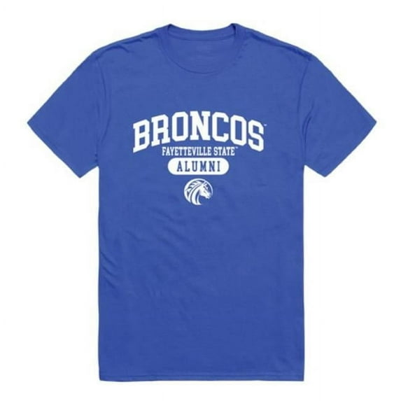 W Republic 559-716-RYL-01 Fayetteville State University Broncos Alumni T-Shirt, Royal - Small